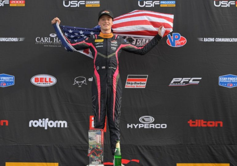 Taylor does a Friday double with USF Juniors win at Mid-Ohio